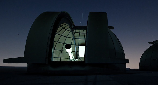 The MP telescope domes